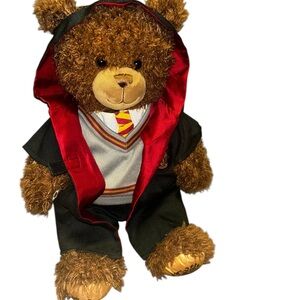 Build-A-Bear Harry Potter Gryffindor Bear Robe Crest Tie Hogwarts Feet plush